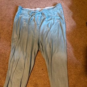 Blue pajama pants